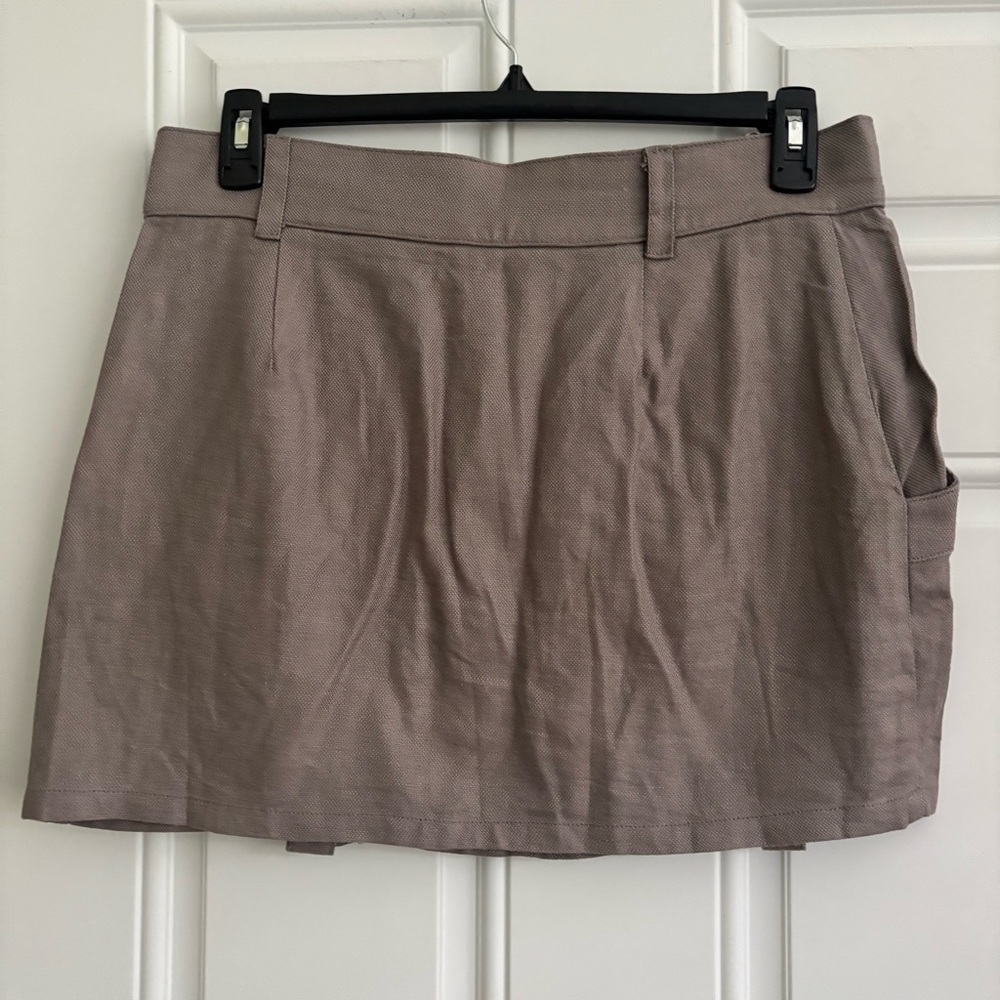 ❤️2/$15 or 3/$21❤️NWT Fashion Nova Grey No Promises Cargo Mini Skirt, Size XL - Picture 8 of 13